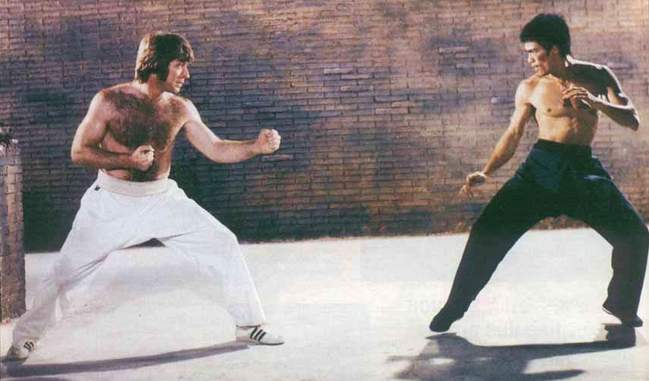 Bruce Lee gegen Chuck Norris