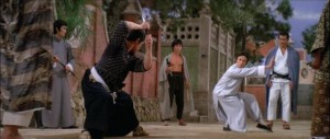 Gordon Liu faces a Kendo fighter