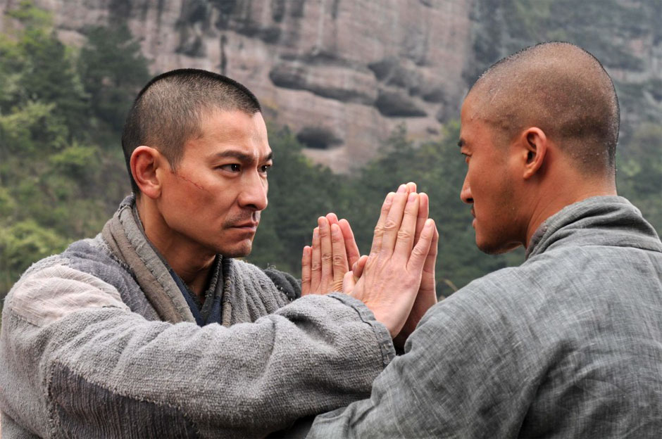 Andy Lau and Wu Jing