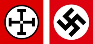 Libria and Nazi Flag