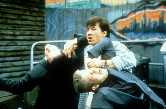 jackie chan film where he lies to a british guy