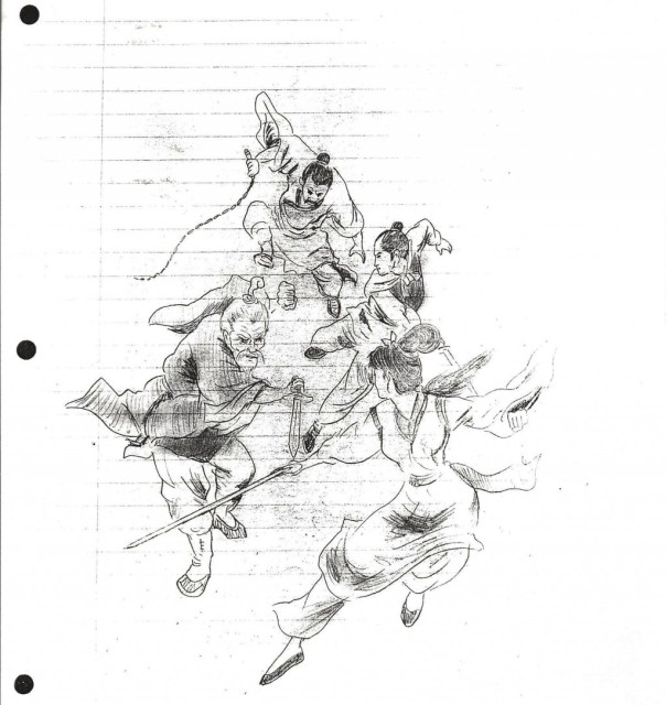 Bruce Lee Zeichnung 2