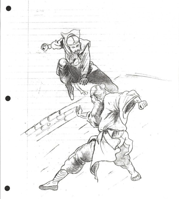 Bruce Lee ritning 4