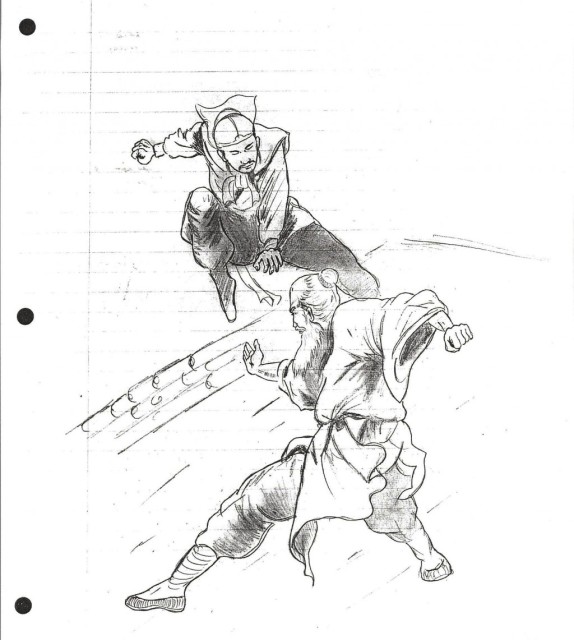 Bruce Lee dibujo 4