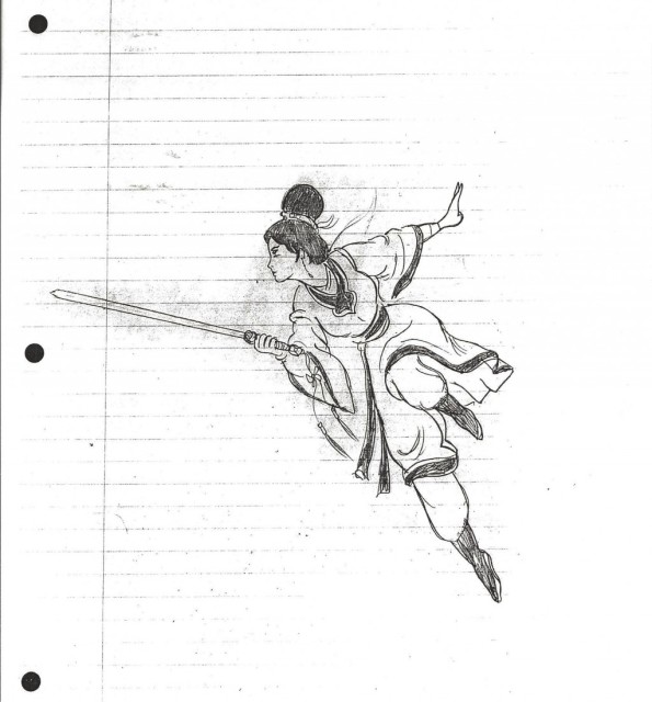 Bruce Lee drawing 6