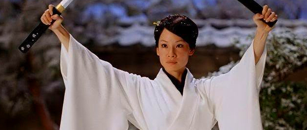 female kung fu fighter